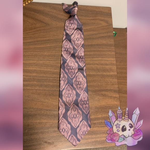 Vintage Clip-on Pink Tie - Picture 1 of 3